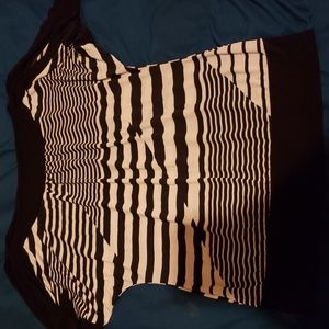 Horizontal striped shirt